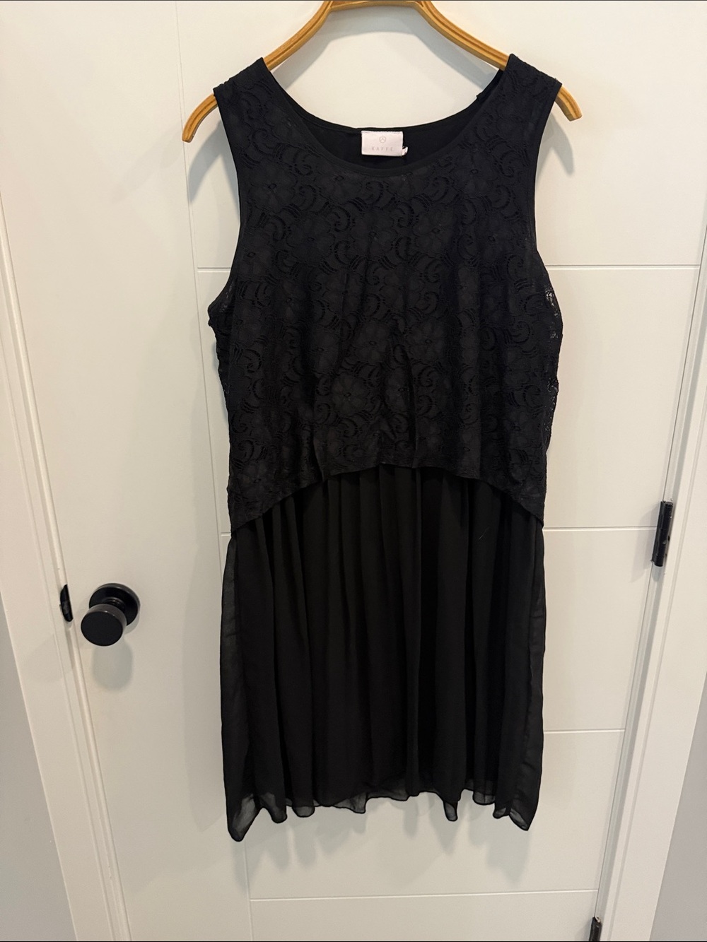 Kaffe black lace dress size 40 Euro